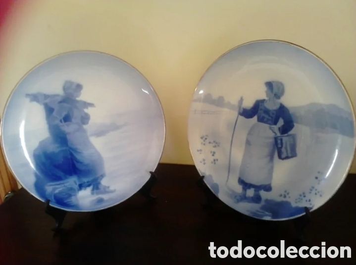 Antig&uuml;edades: Platos cer&aacute;mica francesa - Foto 1