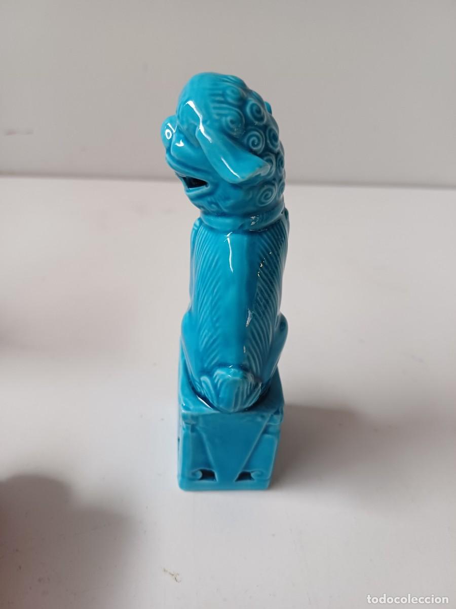 Antig&uuml;edades: PERROS FOO 11 CMS CERAMICA - Foto 6