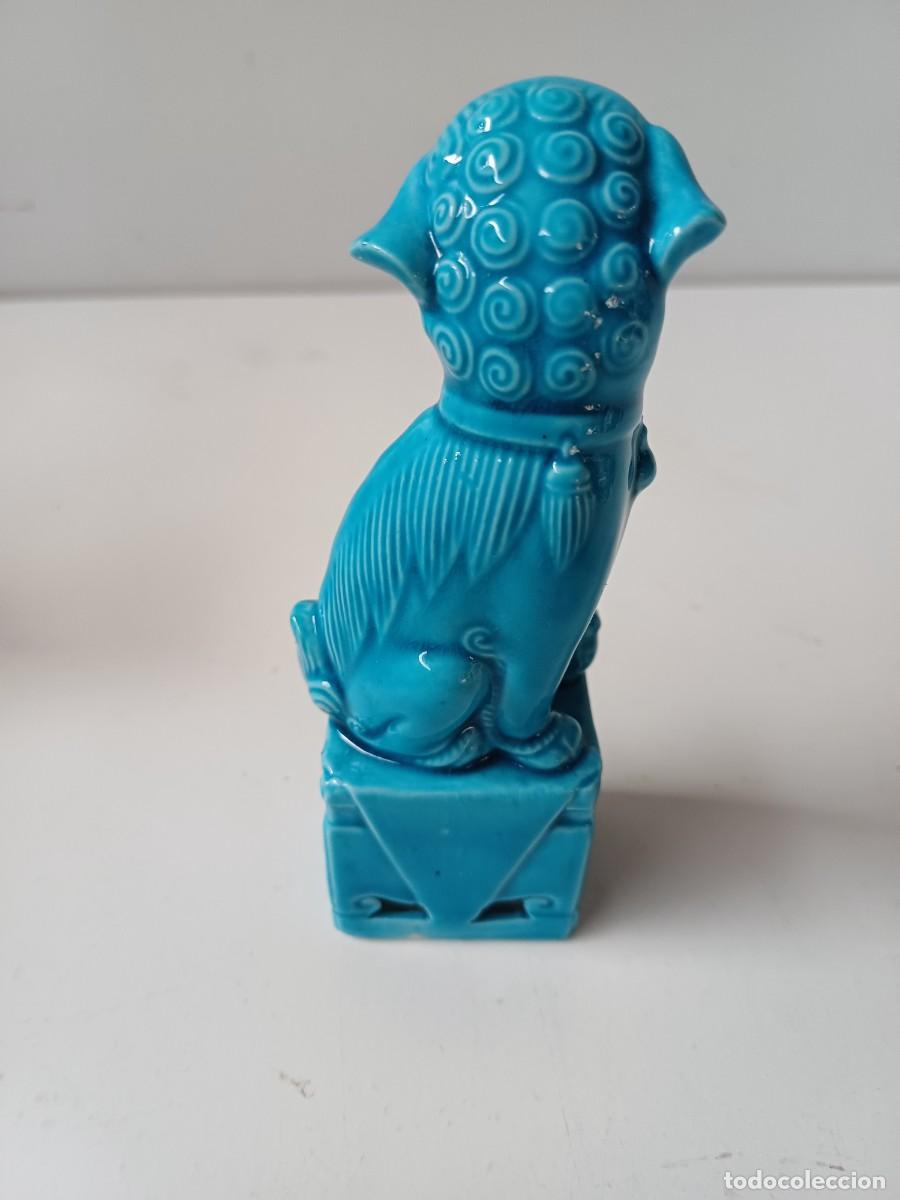 Antig&uuml;edades: PERROS FOO 11 CMS CERAMICA - Foto 7