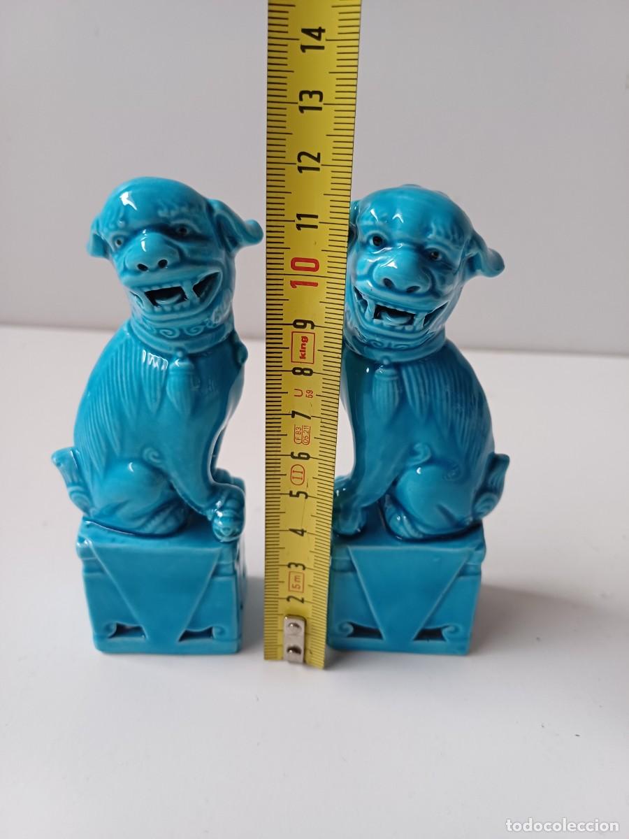 Antig&uuml;edades: PERROS FOO 11 CMS CERAMICA - Foto 9