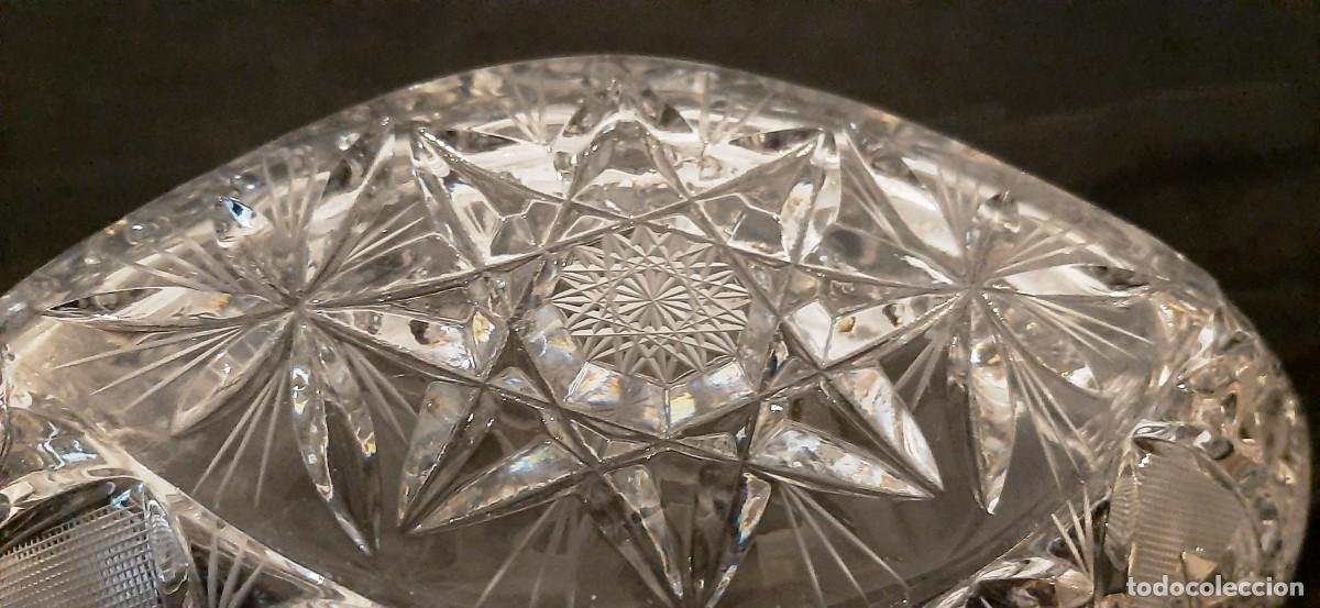 Antig&uuml;edades: Centro de mesa cristal Bohemia - Foto 6