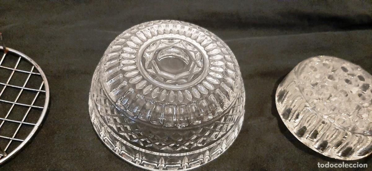 Antig&uuml;edades: Florero cristal tallado - Foto 8