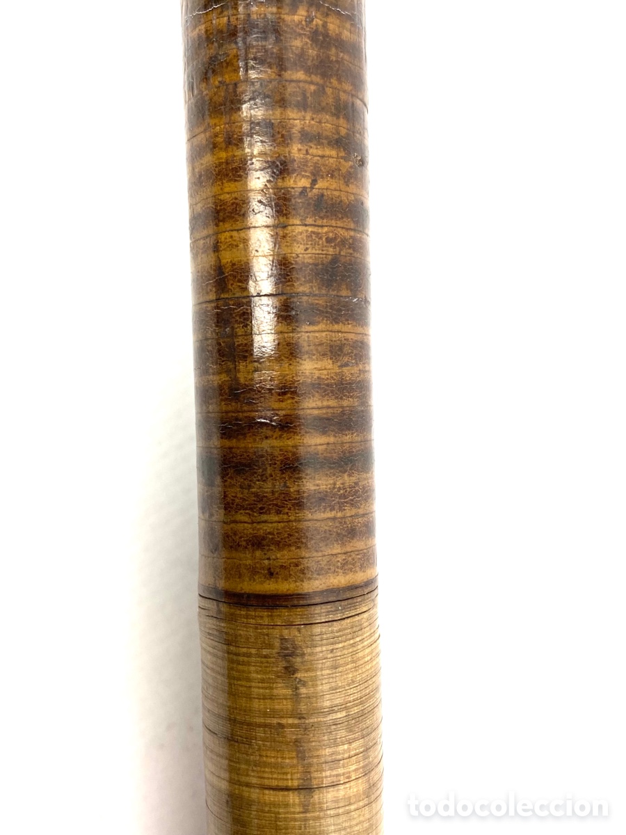 Antig&uuml;edades: BAST&Oacute;N DE HIERRO FLEXIBLE - 87 CM - Foto 4