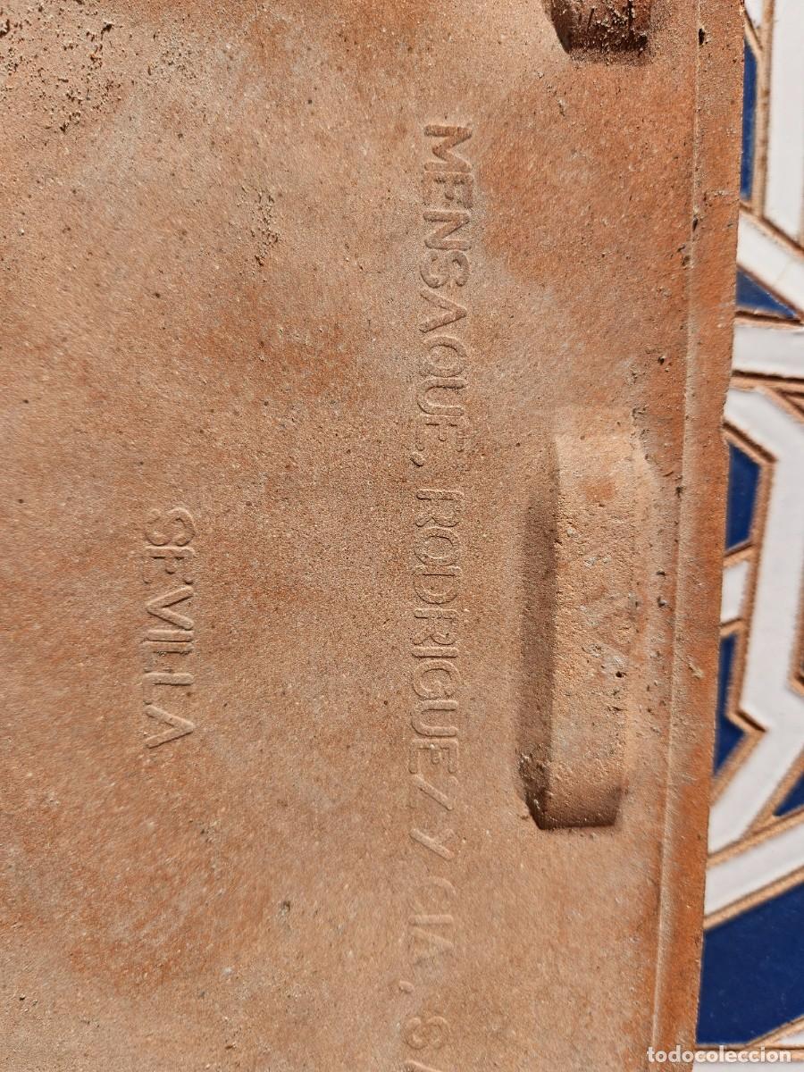 Antig&uuml;edades: Lote 40 azulejos Mensaque - Foto 3