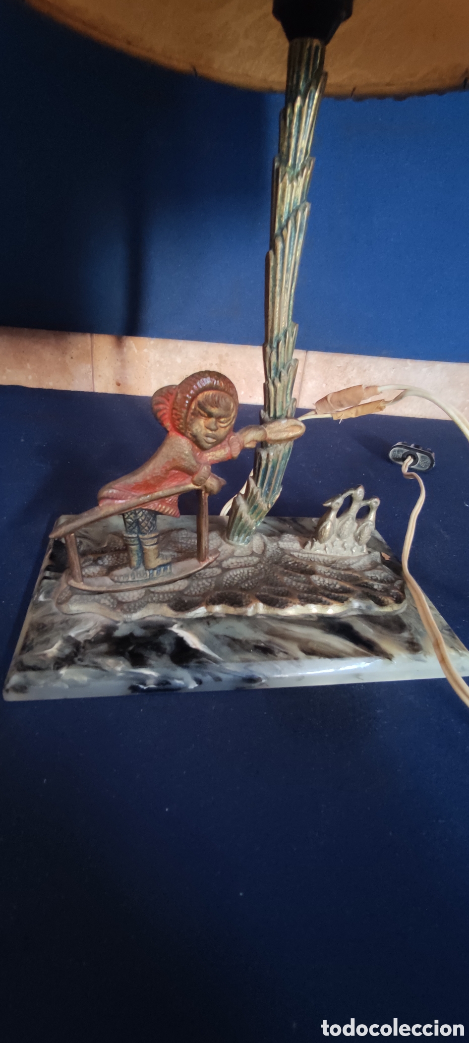Antig&uuml;edades: LAMPARA DE SOBREMESA - Foto 2