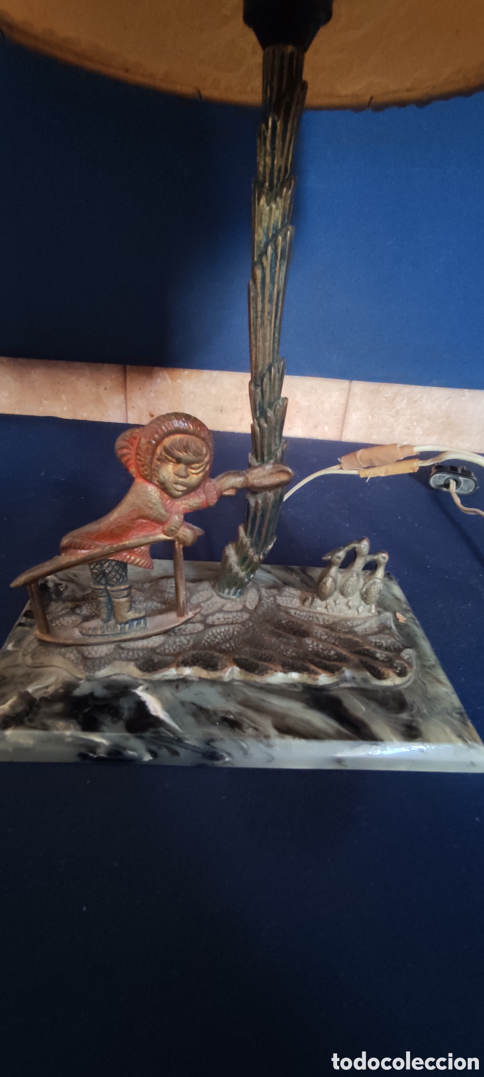 Antig&uuml;edades: LAMPARA DE SOBREMESA - Foto 3