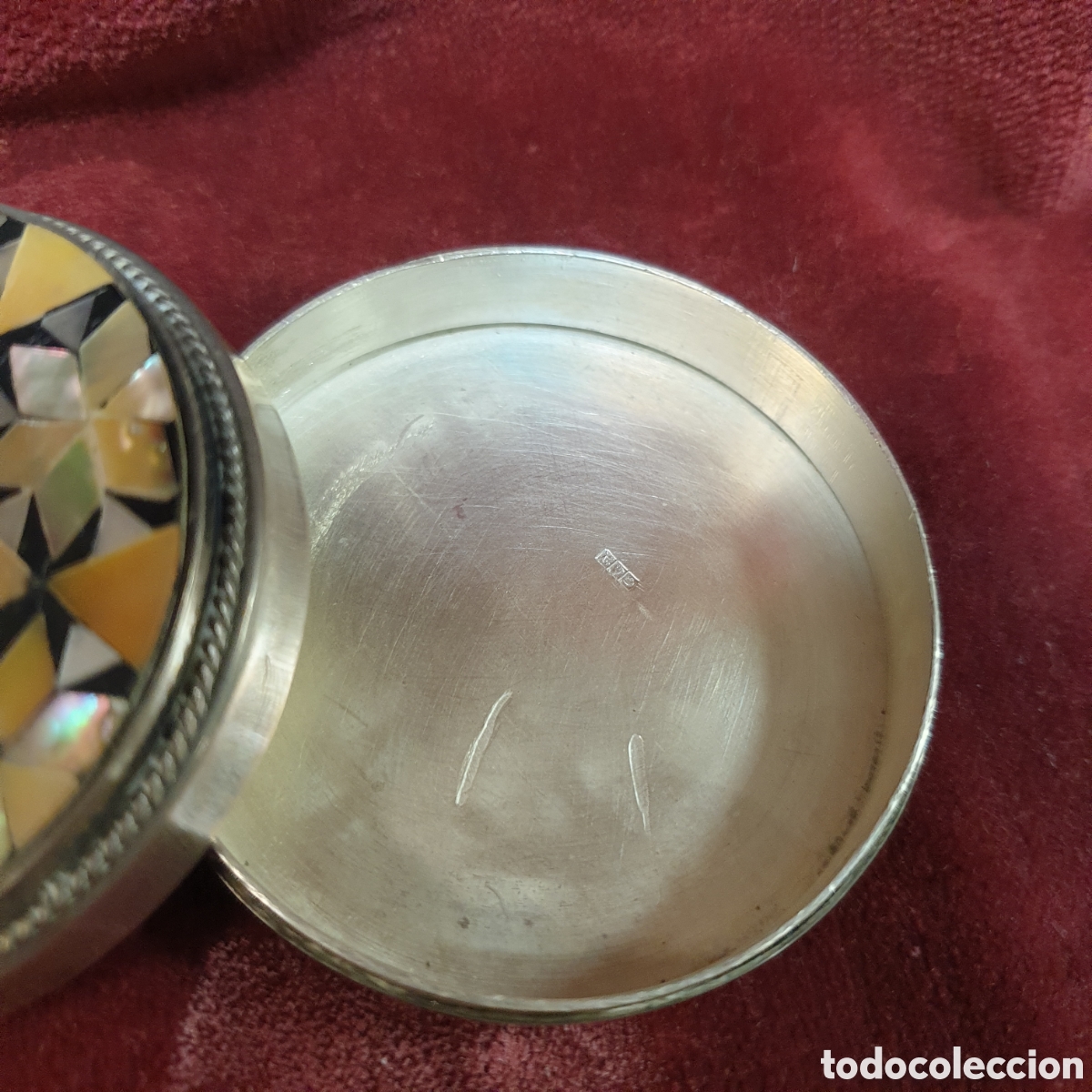 Antig&uuml;edades: Antiguo pastillero Plata y Esmalte - Foto 2