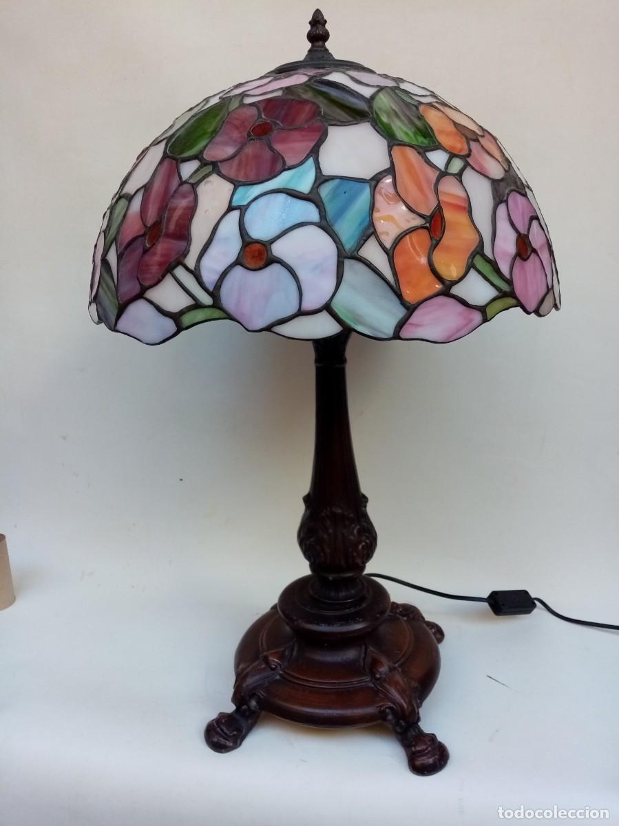 Antig&uuml;edades: lampara de mesa-Tiffany - Foto 1