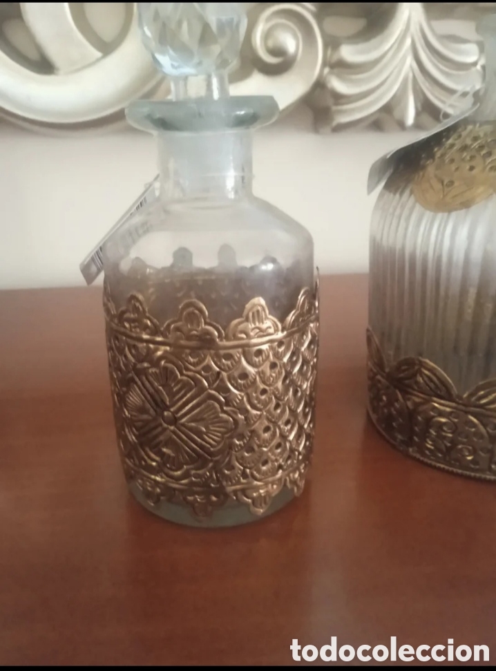Antig&uuml;edades: Botellas cristal y metal - Foto 3
