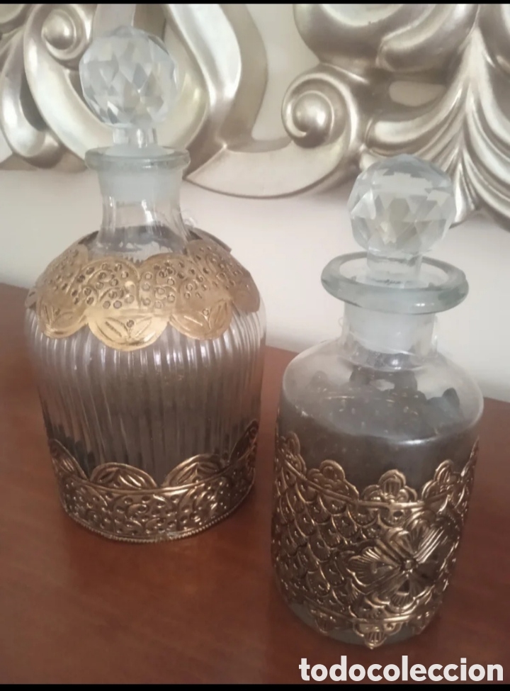 Antig&uuml;edades: Botellas cristal y metal - Foto 6