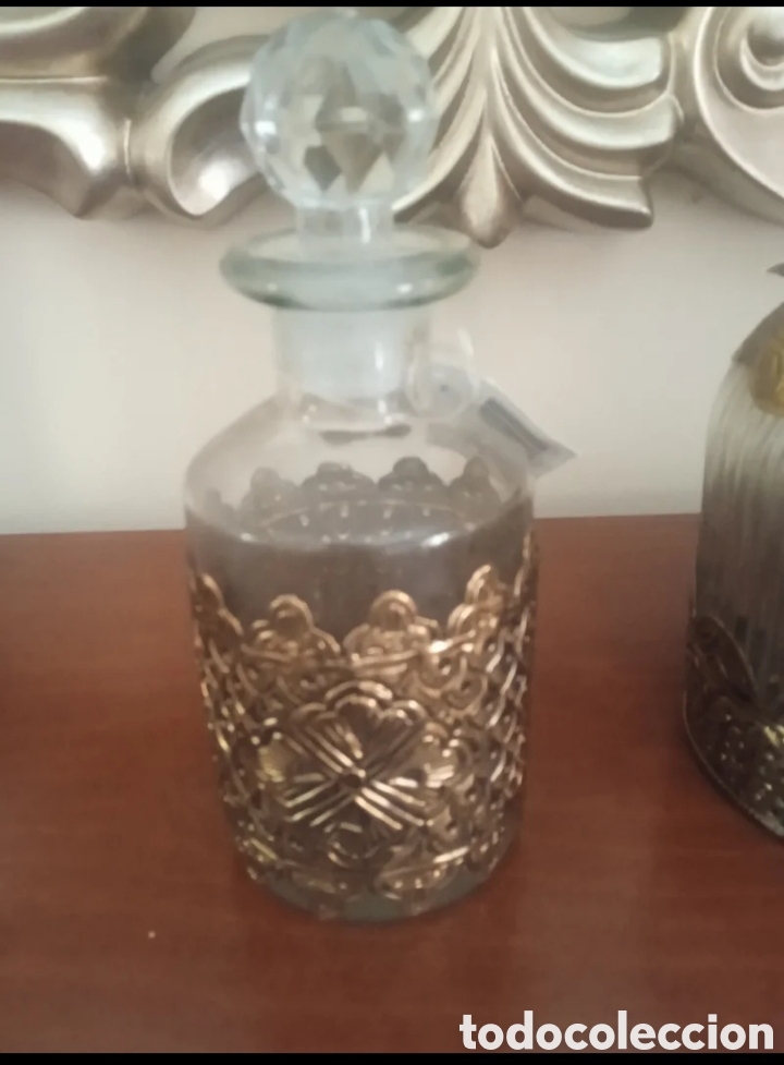 Antig&uuml;edades: Botellas cristal y metal - Foto 8