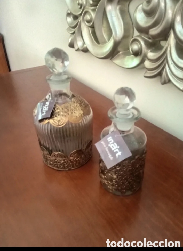 Antig&uuml;edades: Botellas cristal y metal - Foto 1
