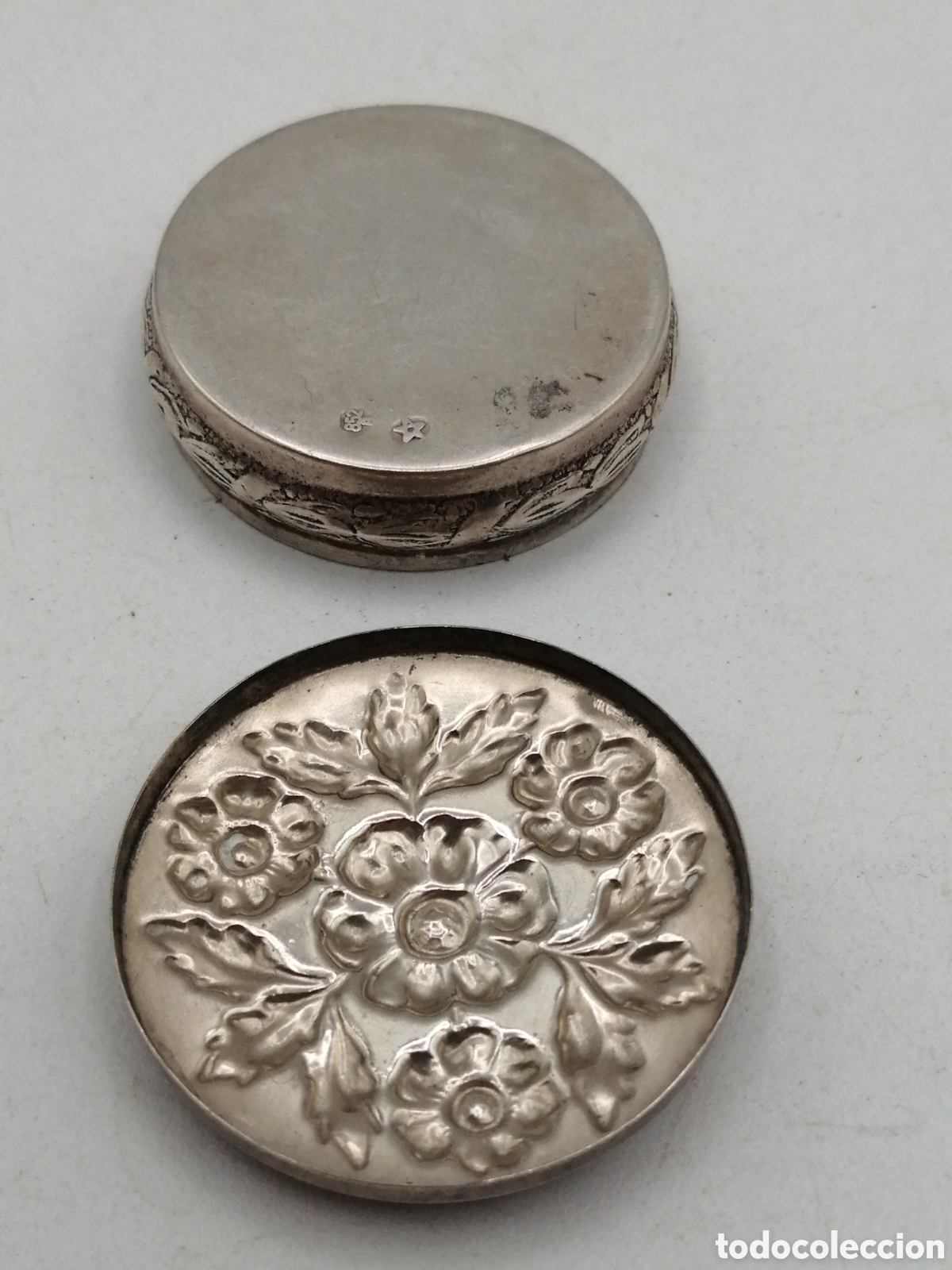 Antig&uuml;edades: Pastillero plata de ley - Foto 4