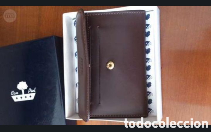 Antig&uuml;edades: Monedero de piel - Foto 2