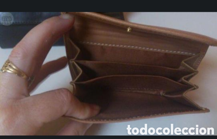 Antig&uuml;edades: Monedero de piel - Foto 4