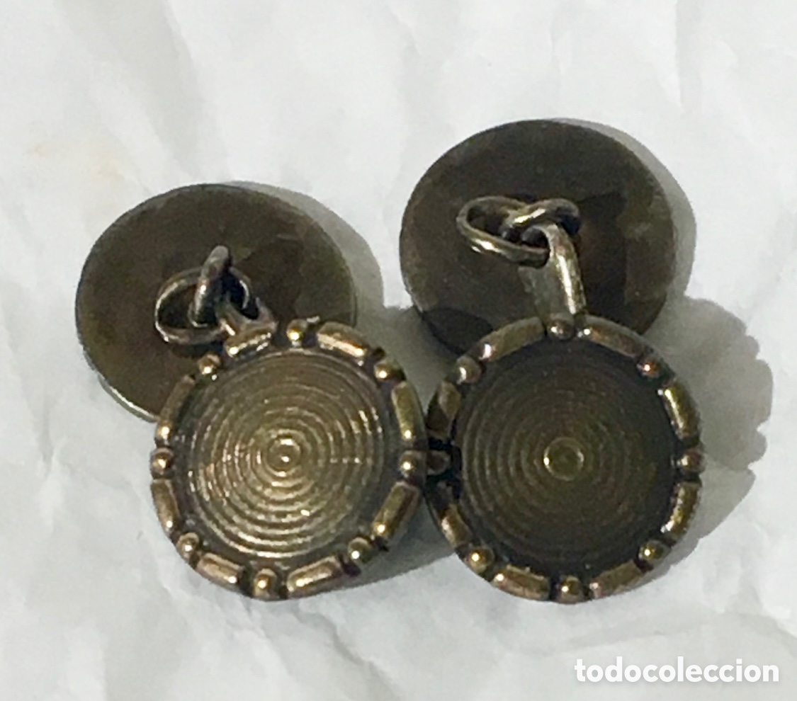 Antig&uuml;edades: Gemelos. Plata y oro. A&ntilde;os 20. - Foto 1