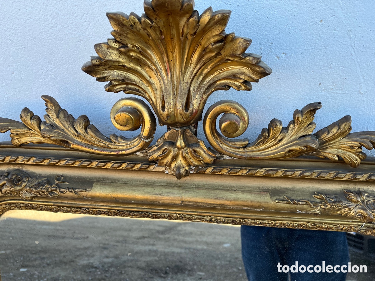 Antig&uuml;edades: Espejo grande Isabelino - Foto 2