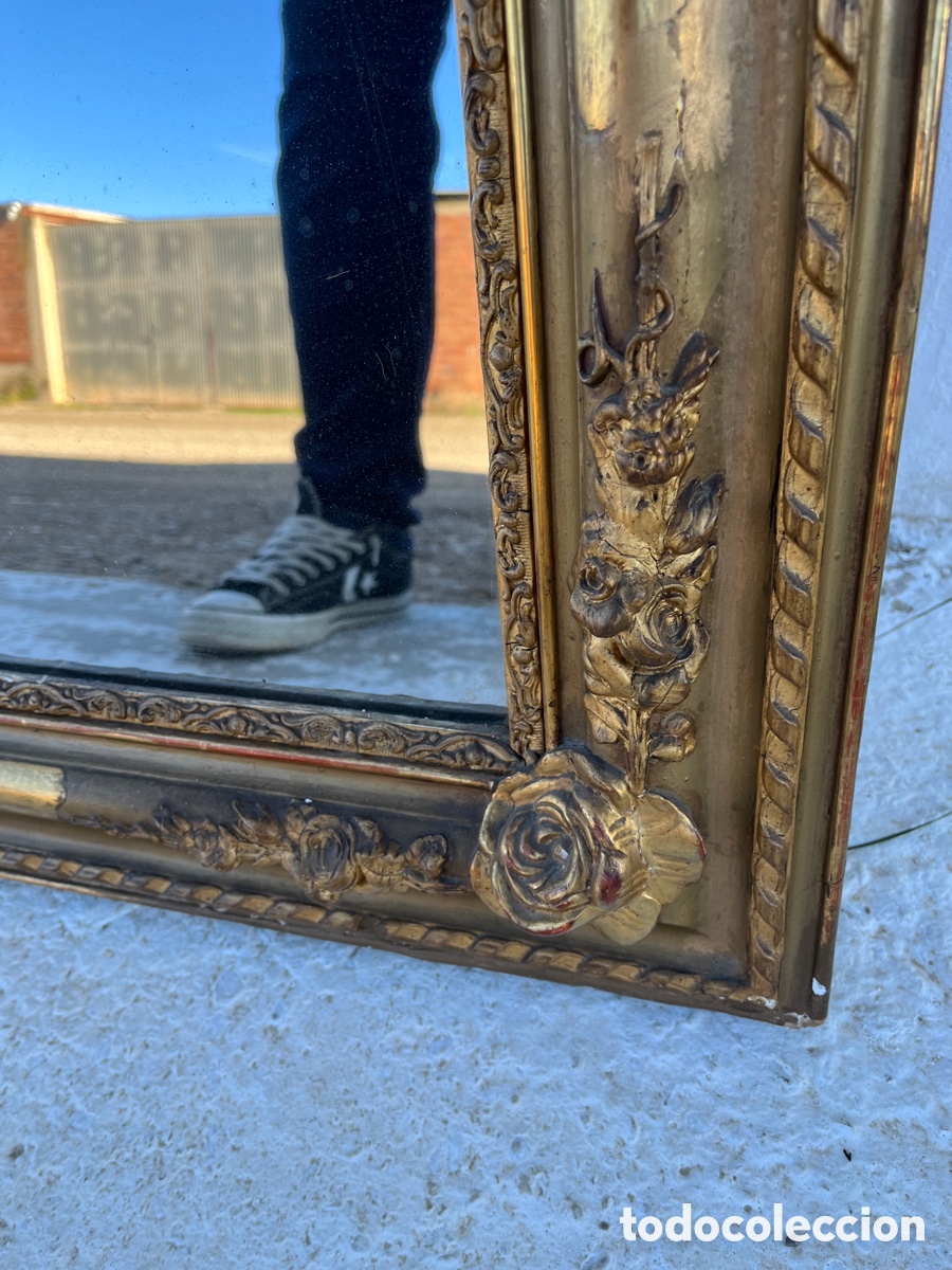 Antig&uuml;edades: Espejo grande Isabelino - Foto 6