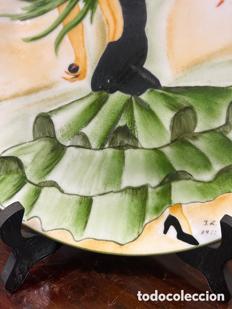 Antig&uuml;edades: Bonito plato firmado - Foto 4
