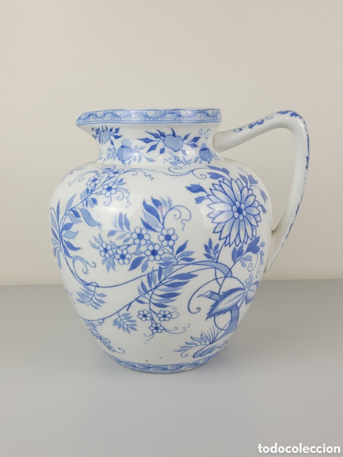 Antig&uuml;edades: Antiguo jarr&oacute;n Alem&aacute;n Meissen - Foto 2