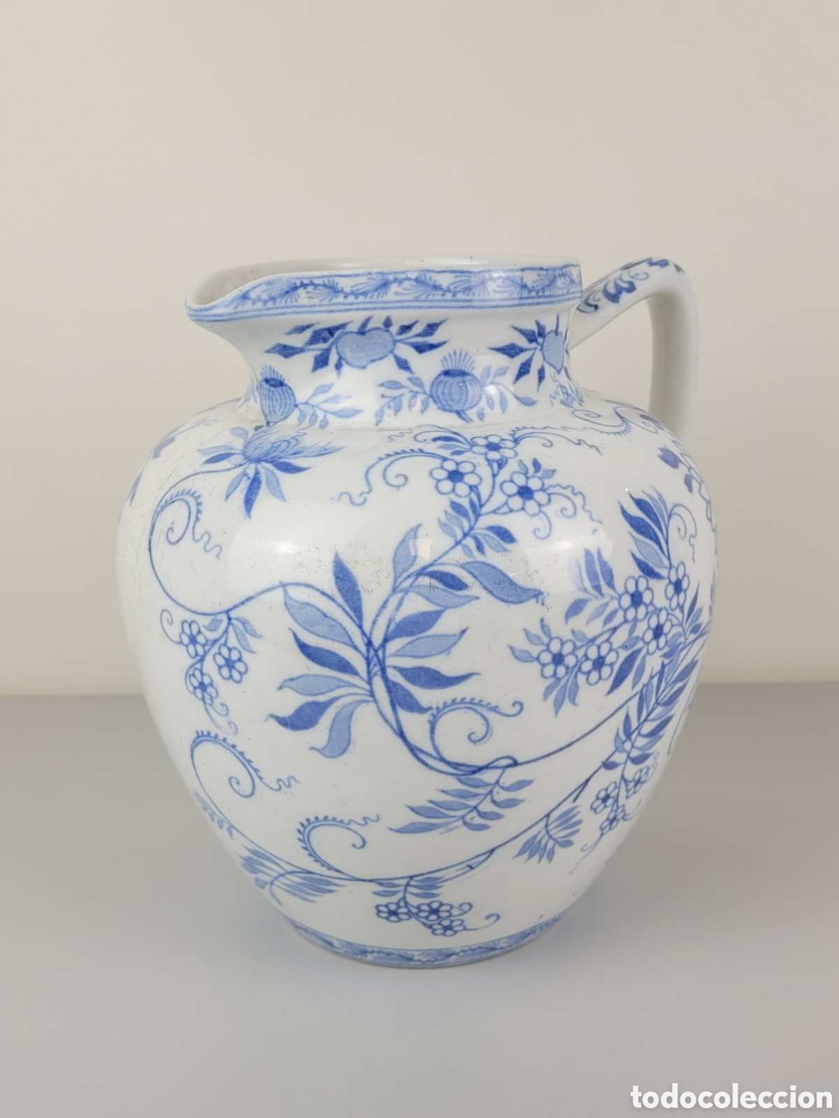 Antig&uuml;edades: Antiguo jarr&oacute;n Alem&aacute;n Meissen - Foto 3