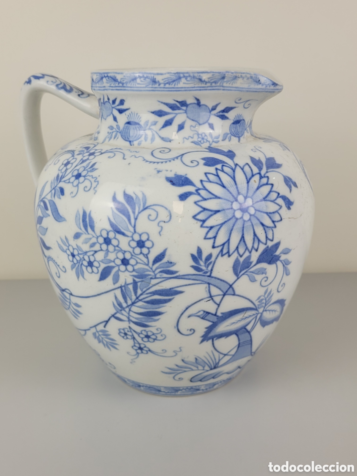 Antig&uuml;edades: Antiguo jarr&oacute;n Alem&aacute;n Meissen - Foto 6