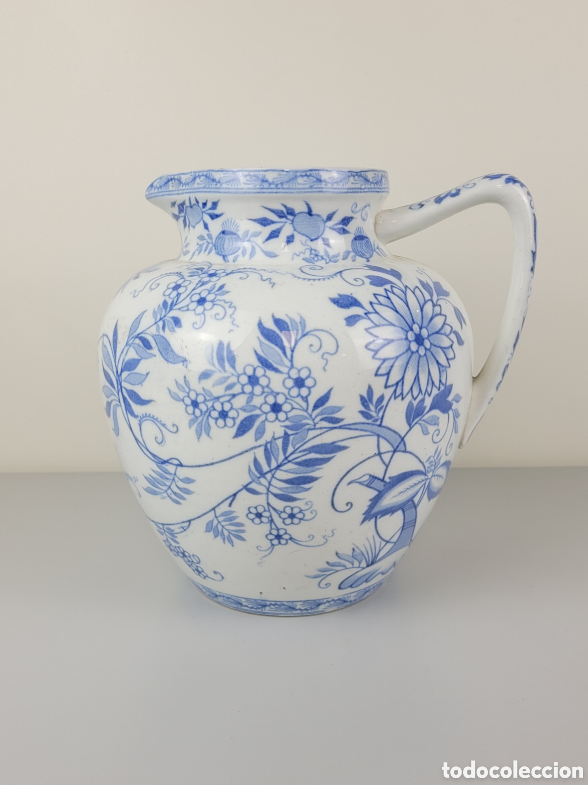Antig&uuml;edades: Antiguo jarr&oacute;n Alem&aacute;n Meissen - Foto 1