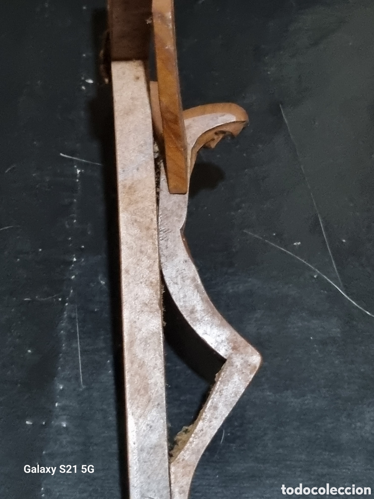Antig&uuml;edades: CRUZ DE CRISTO DE MADERA 30X15 - Foto 3