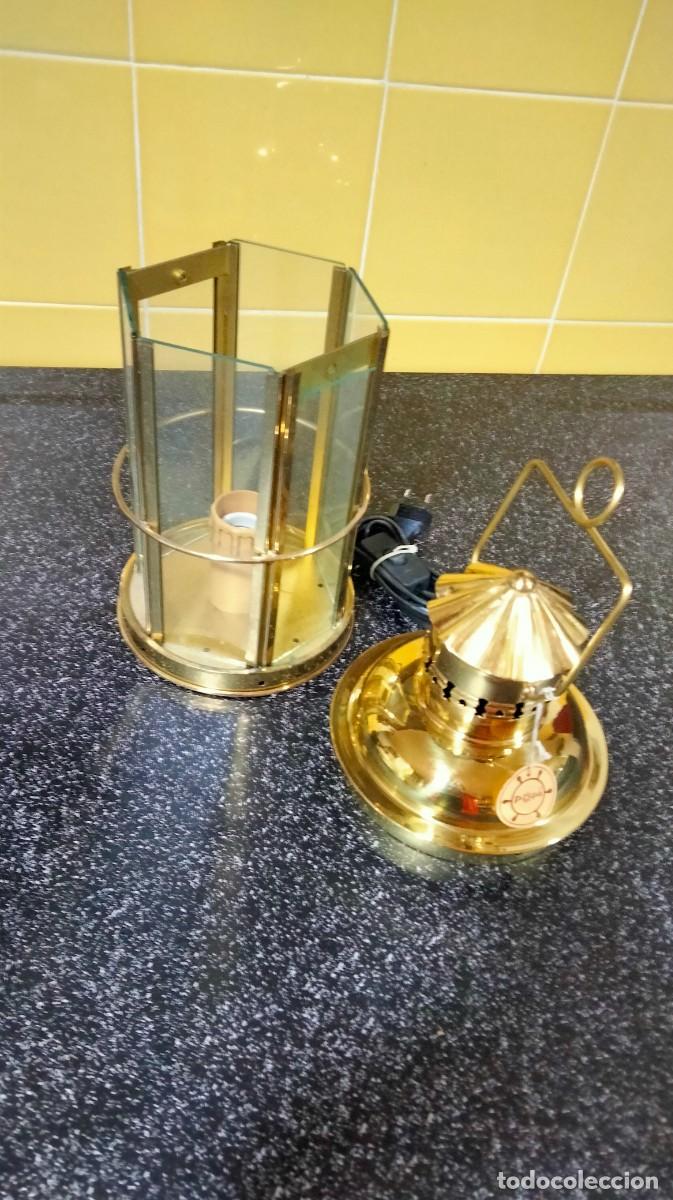 Antig&uuml;edades: LAMPARA EN FORMA DE FAROL - Foto 4