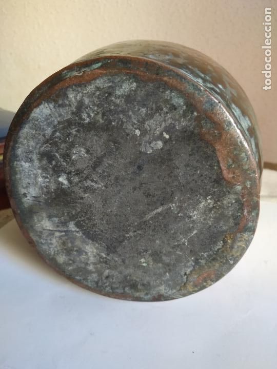 Antig&uuml;edades: Jarra antigua extreme&ntilde;a de cobre - Foto 5