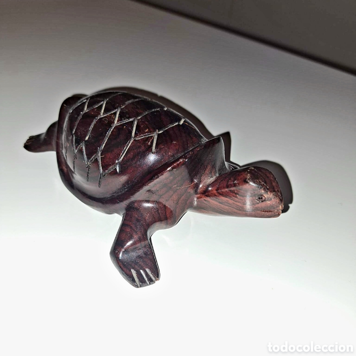 Antig&uuml;edades: Tortuga de madera tallada - Foto 1