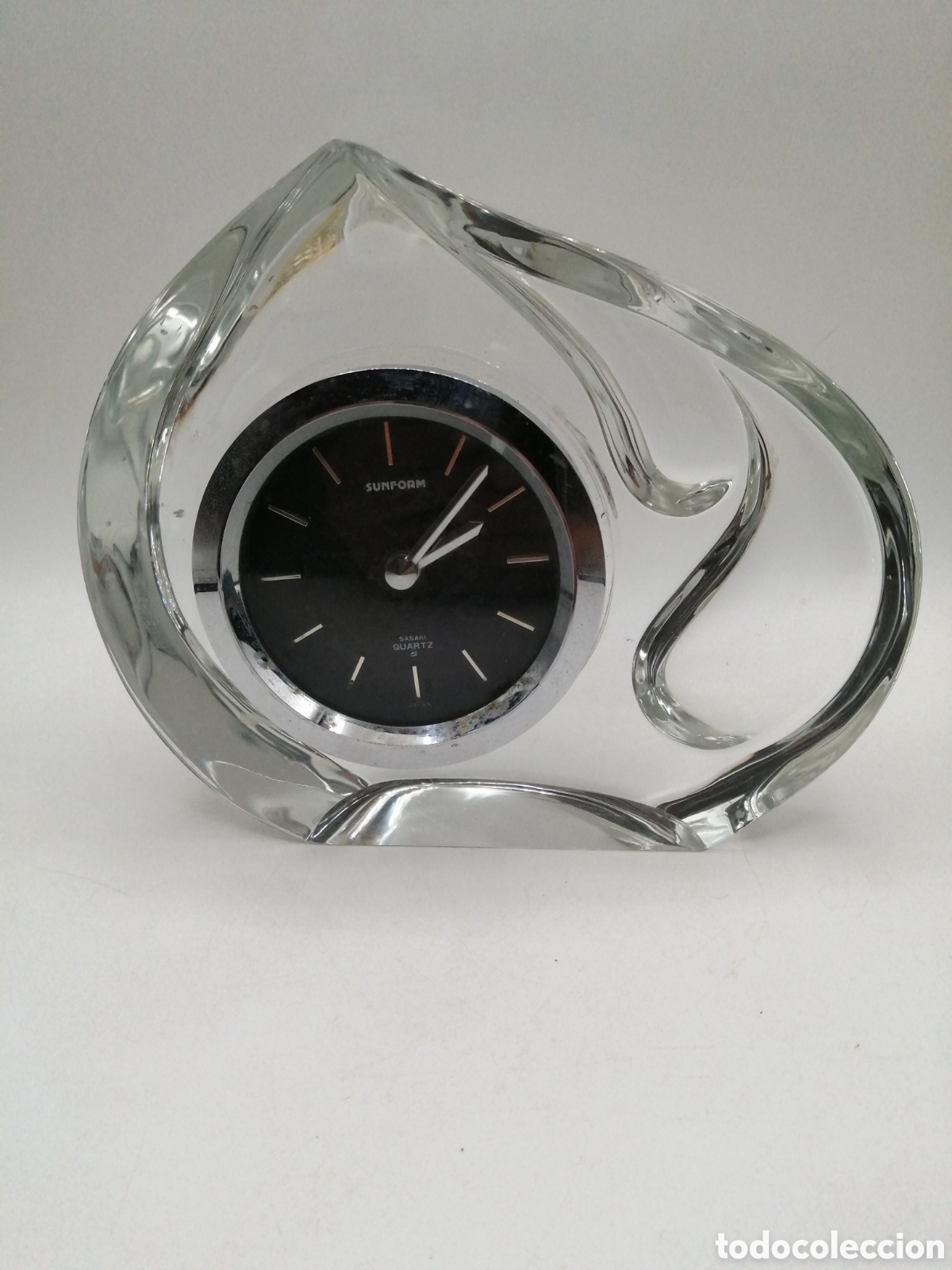 Antig&uuml;edades: Cristal de Murano. Reloj sobremesa - Foto 1