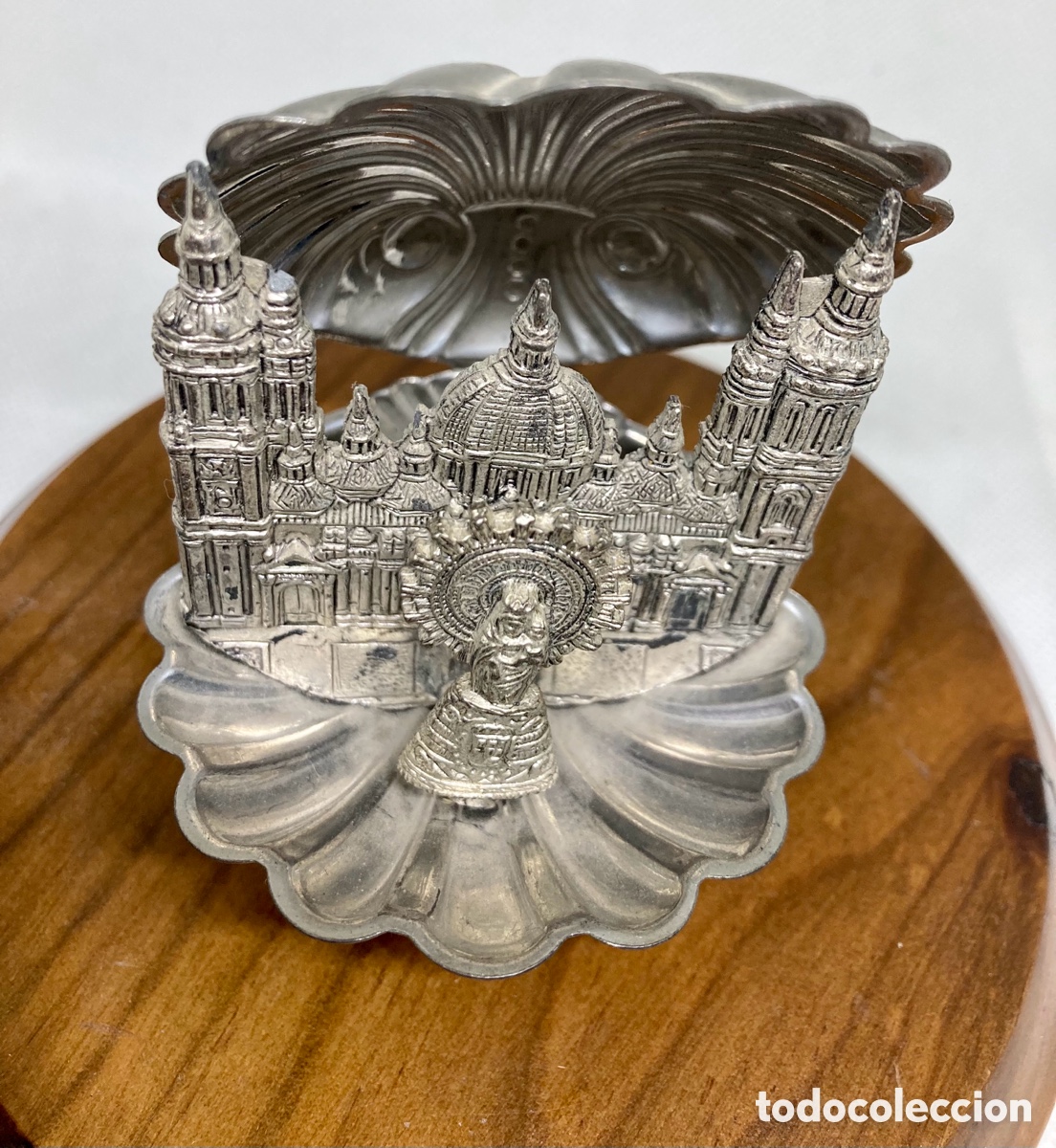 Antig&uuml;edades: VIRGEN Y BAS&Iacute;LICA DEL PILAR CON CONCHAS - Foto 7