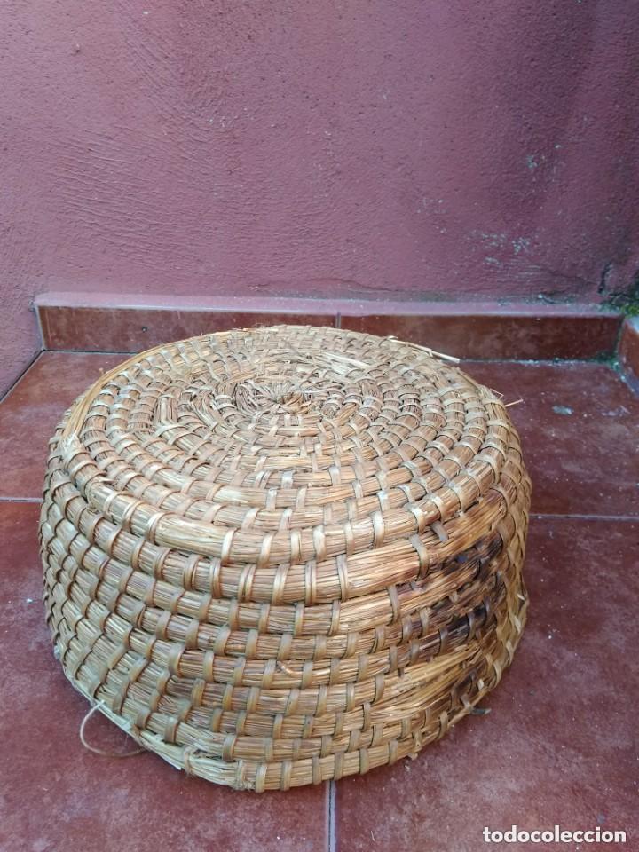 Antig&uuml;edades: CANASTO ESPUERTA DE ESPARTO ANTIGUO - Foto 4