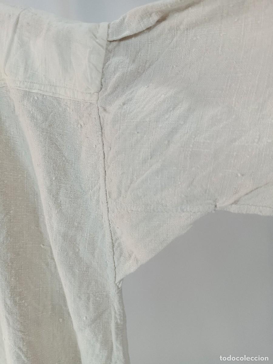 Antig&uuml;edades: Camisa de lienzo antigua - Foto 10