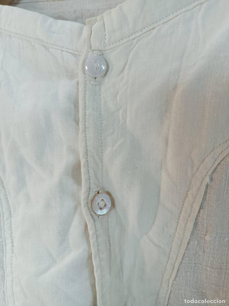 Antig&uuml;edades: Camisa de lienzo antigua - Foto 11