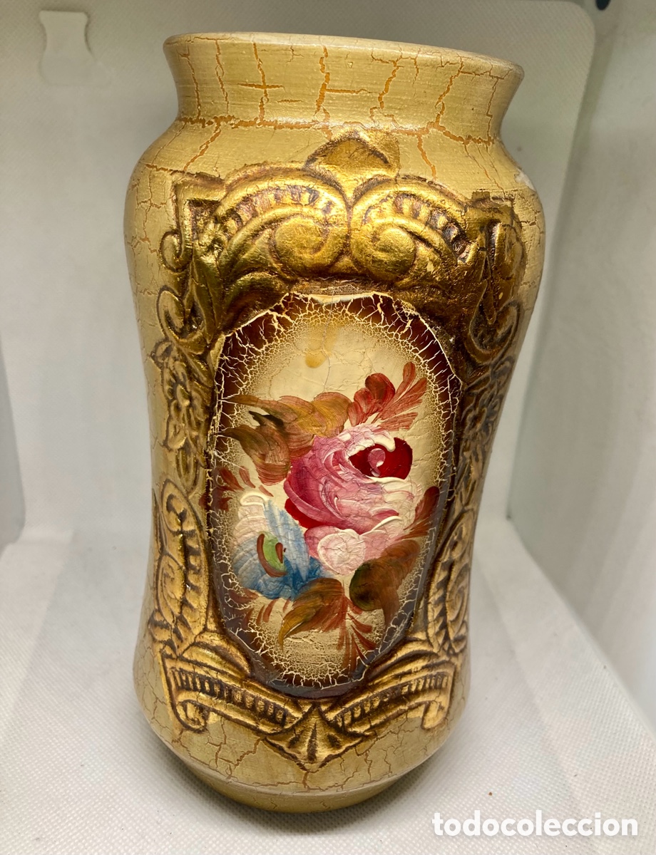 Antig&uuml;edades: JARR&Oacute;N RELIEVE Y PINTADO A MANO NUEVO - Foto 1