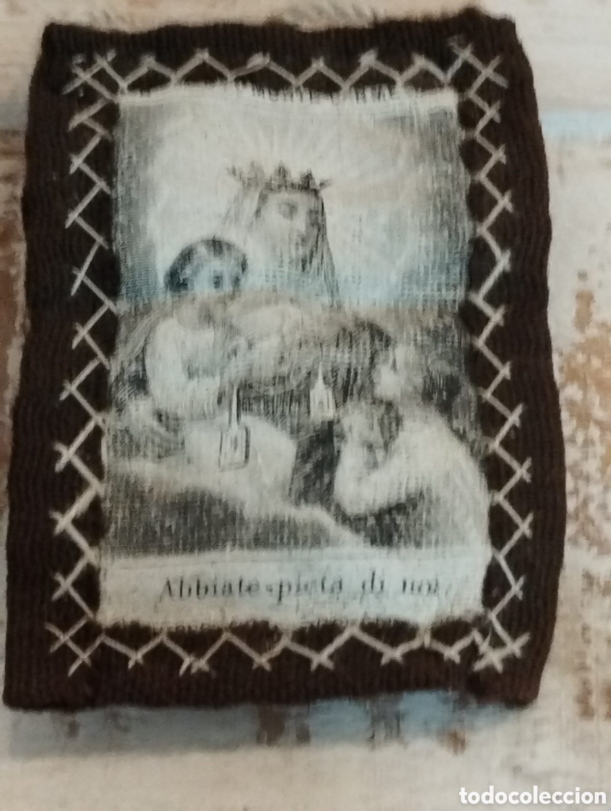 Antig&uuml;edades: Lote de 4 escapularios antiguos - Foto 4