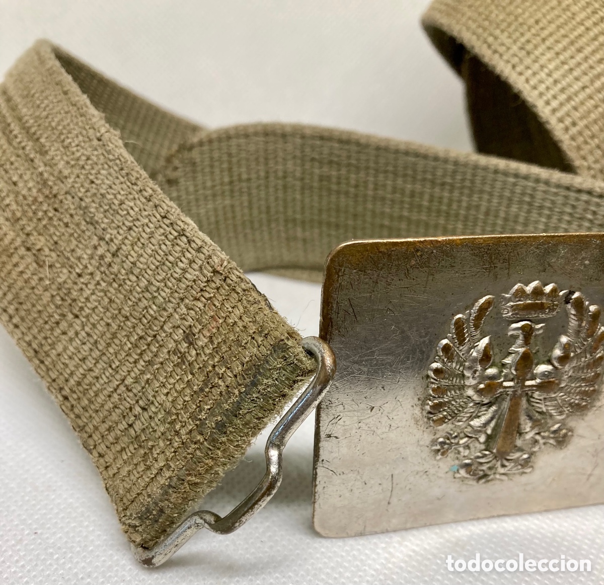 Antig&uuml;edades: CINTO DEL EJ&Eacute;RCITO ESPA&Ntilde;OL ANTIGUO - Foto 2