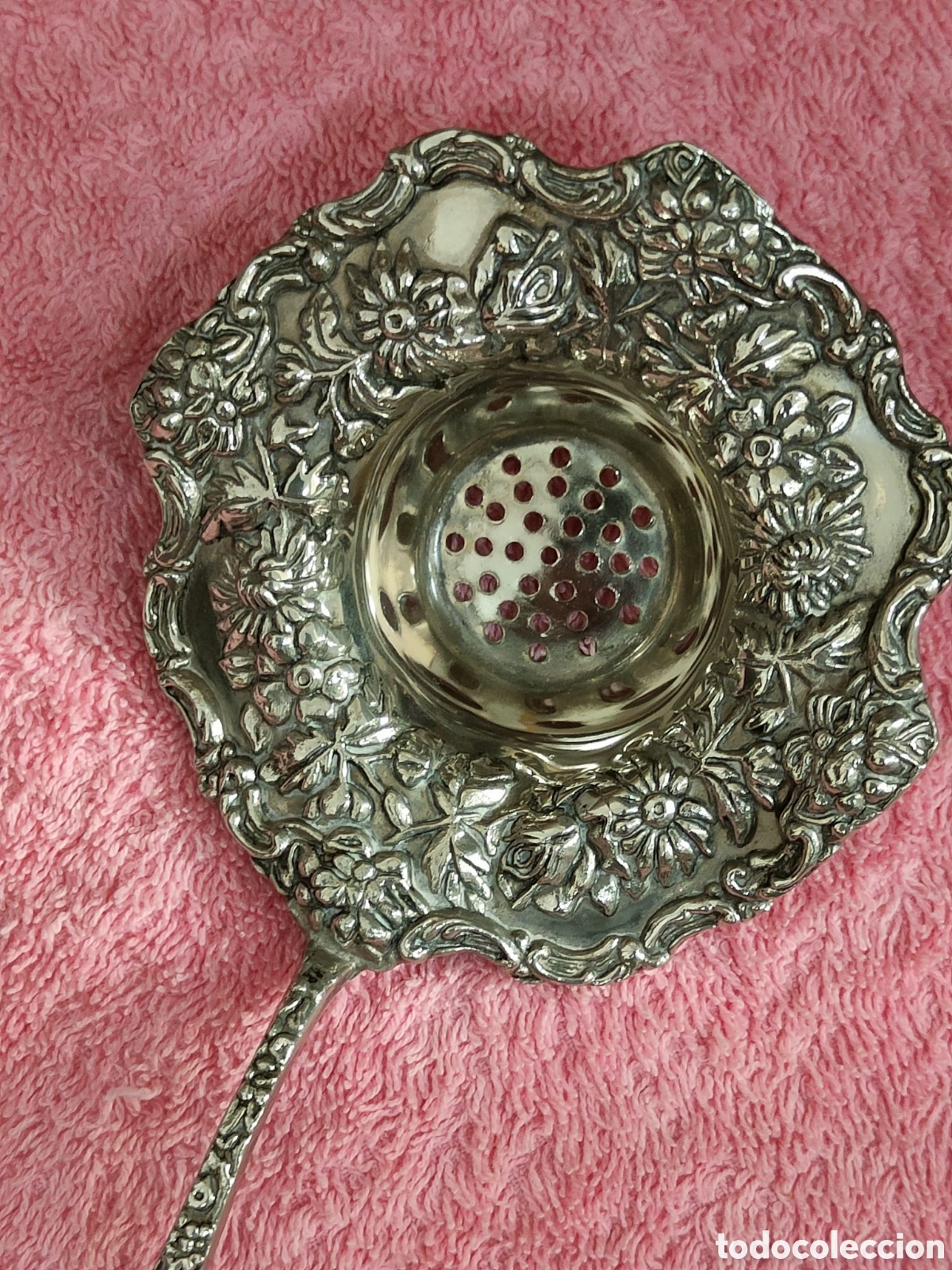 Antig&uuml;edades: Antiguo colador de t&eacute; - Foto 2
