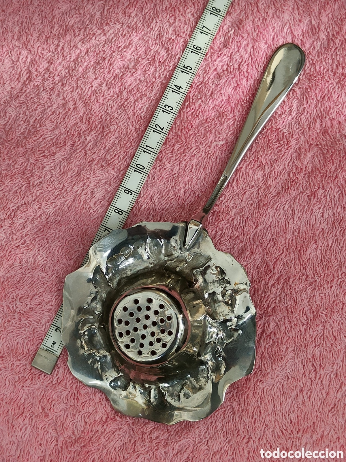 Antig&uuml;edades: Antiguo colador de t&eacute; - Foto 7