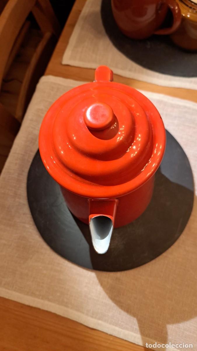 Antig&uuml;edades: CAFETERA o TETERA Grande de Hierro Esmaltado - Foto 4
