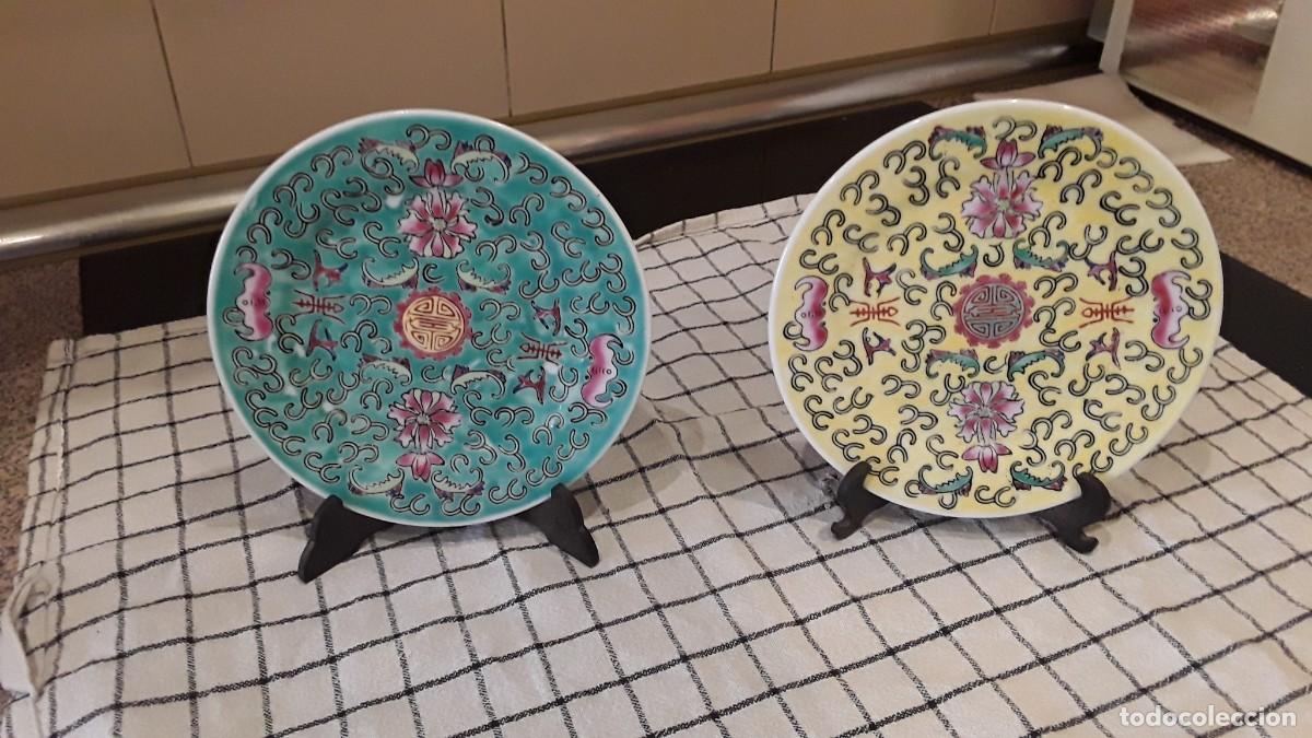 Antig&uuml;edades: PLATOS DE CERAMICA DE MACAO - Foto 1