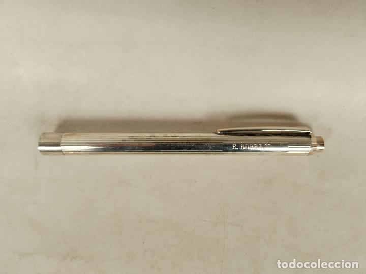 Antig&uuml;edades: linterna boligrafo de plata 925 - Foto 6