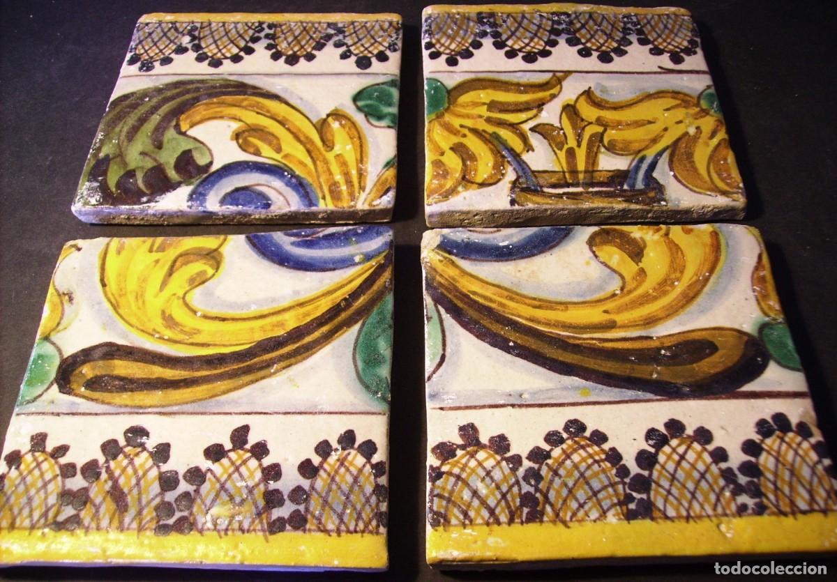 Antig&uuml;edades: CONJUNTO AZULEJOS XVI - Foto 1