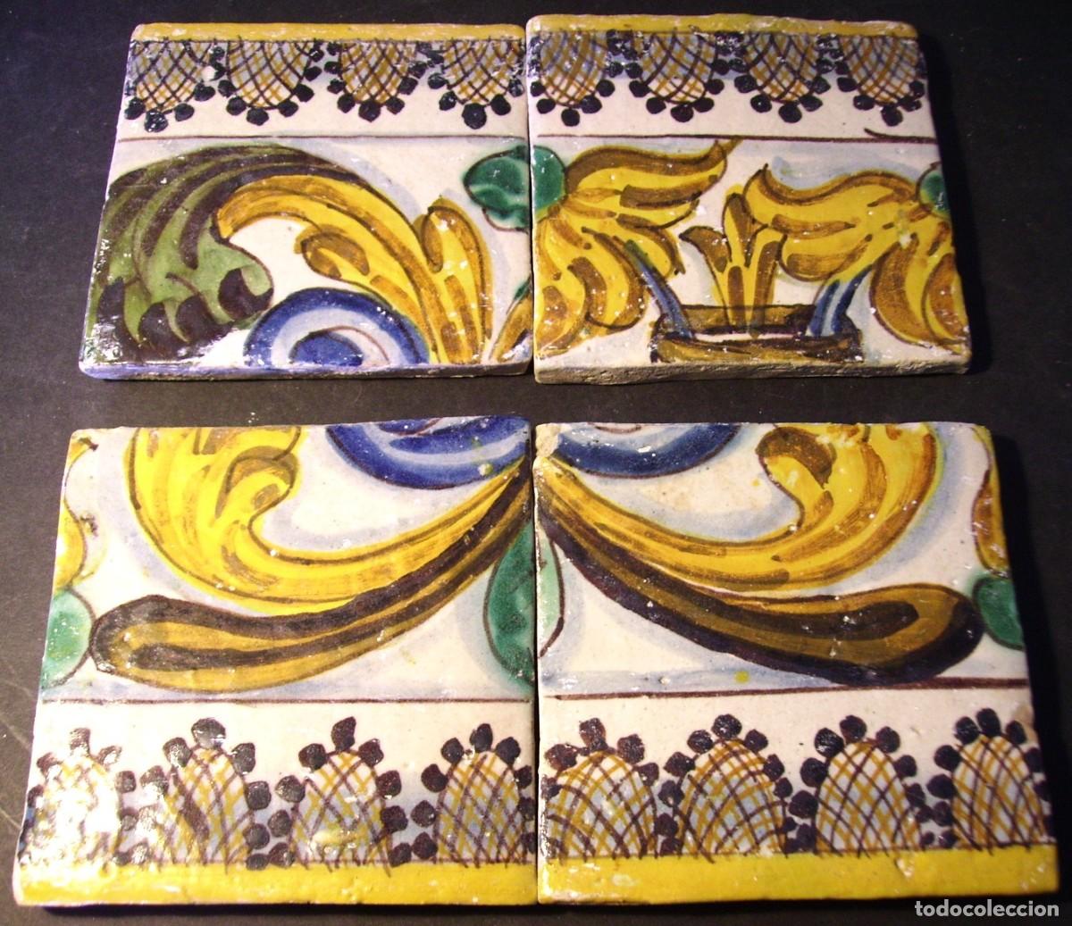 Antig&uuml;edades: CONJUNTO AZULEJOS XVI - Foto 7