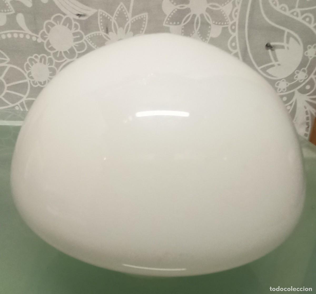 Antig&uuml;edades: Tulipa forma seta de opalina blanca - Foto 4