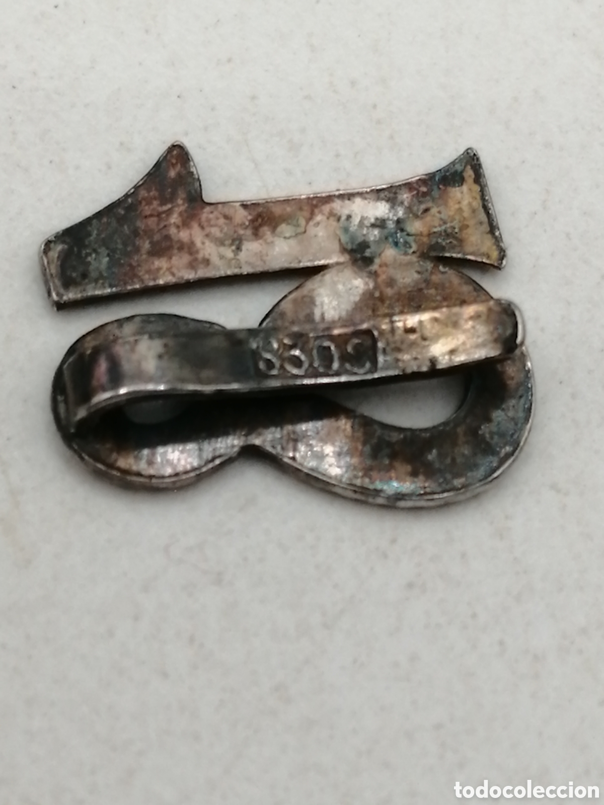 Antig&uuml;edades: Estuche con n&uacute;meros. Plata 830mls - Foto 3