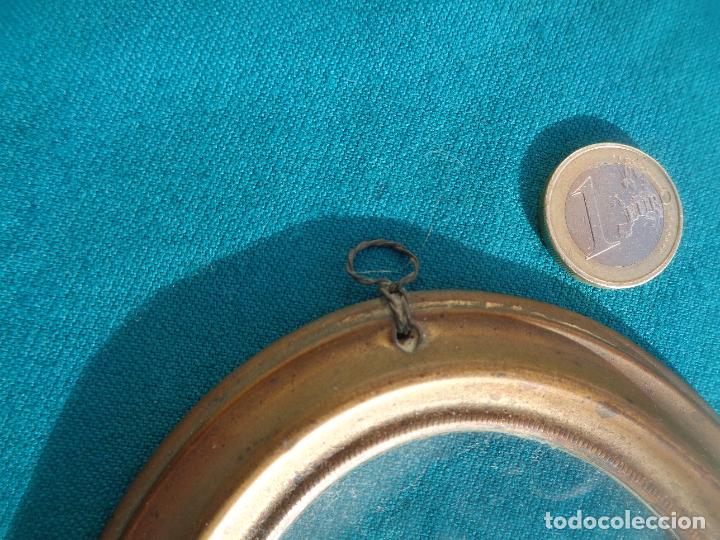 Antig&uuml;edades: ANTIGUO MARCO OVALADO DE BRONCE - Foto 2