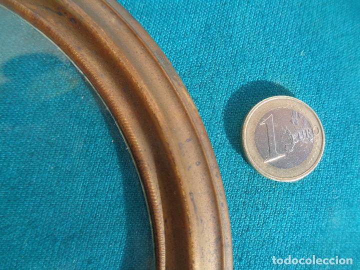 Antig&uuml;edades: ANTIGUO MARCO OVALADO DE BRONCE - Foto 3